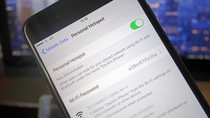 iphone tether setting