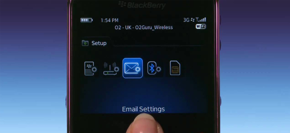 Sending emails using your mobile phone