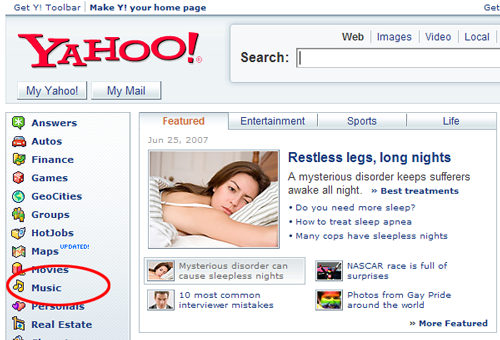 Yahoo Music