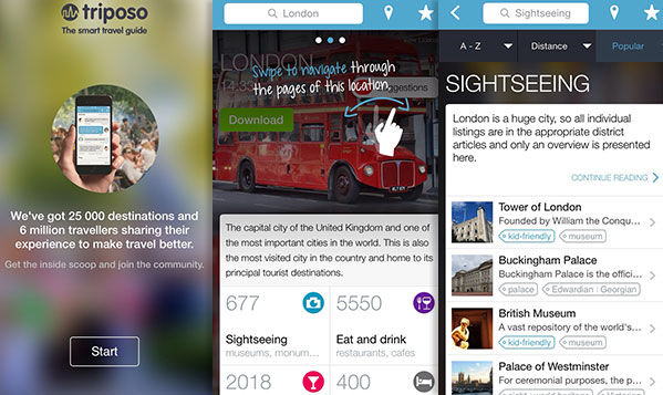 Triposo Screen