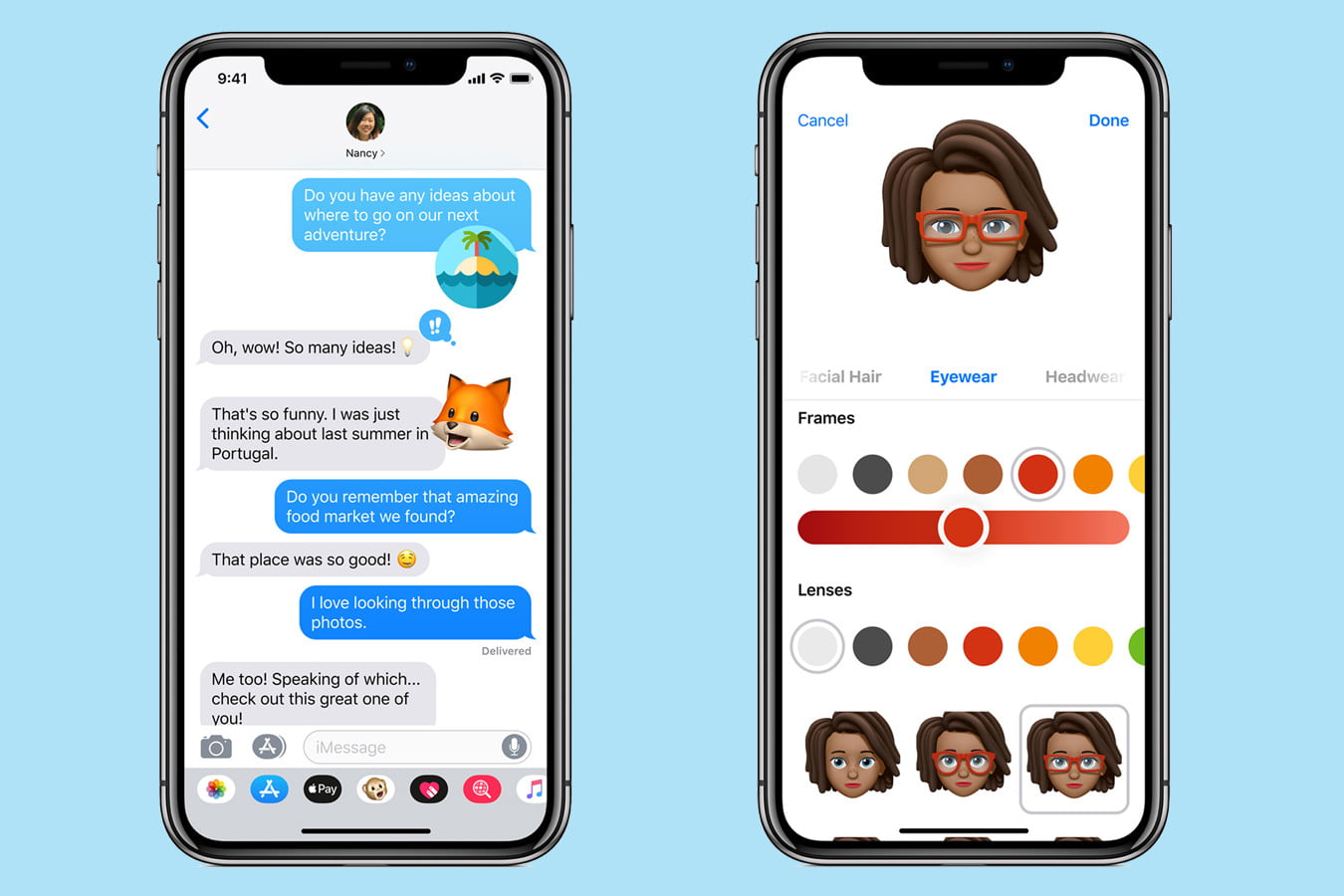 iOS - message features