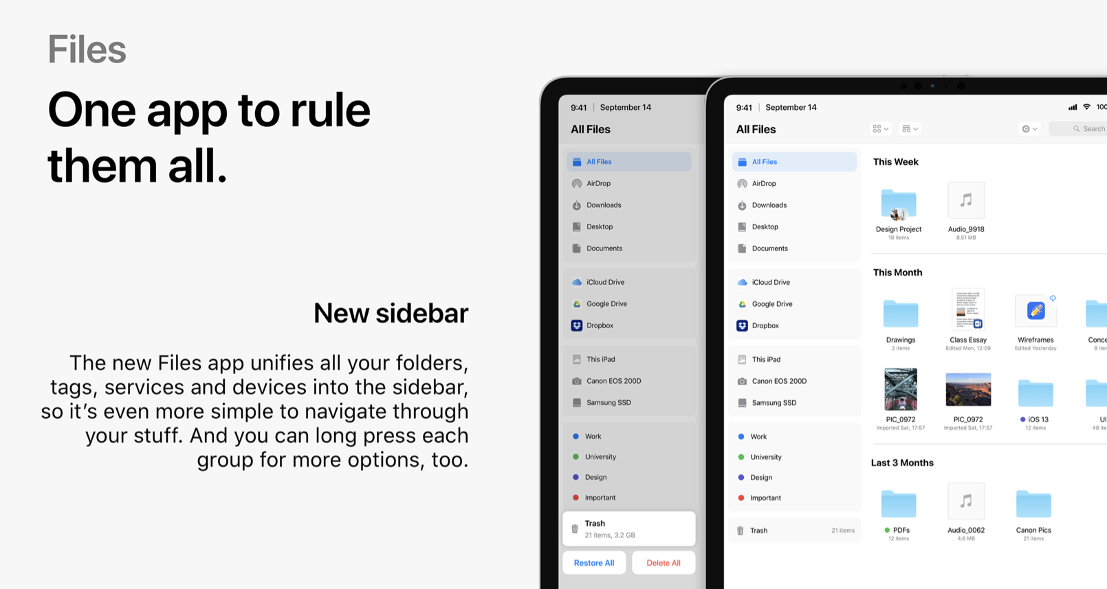 iOS 13 - Files