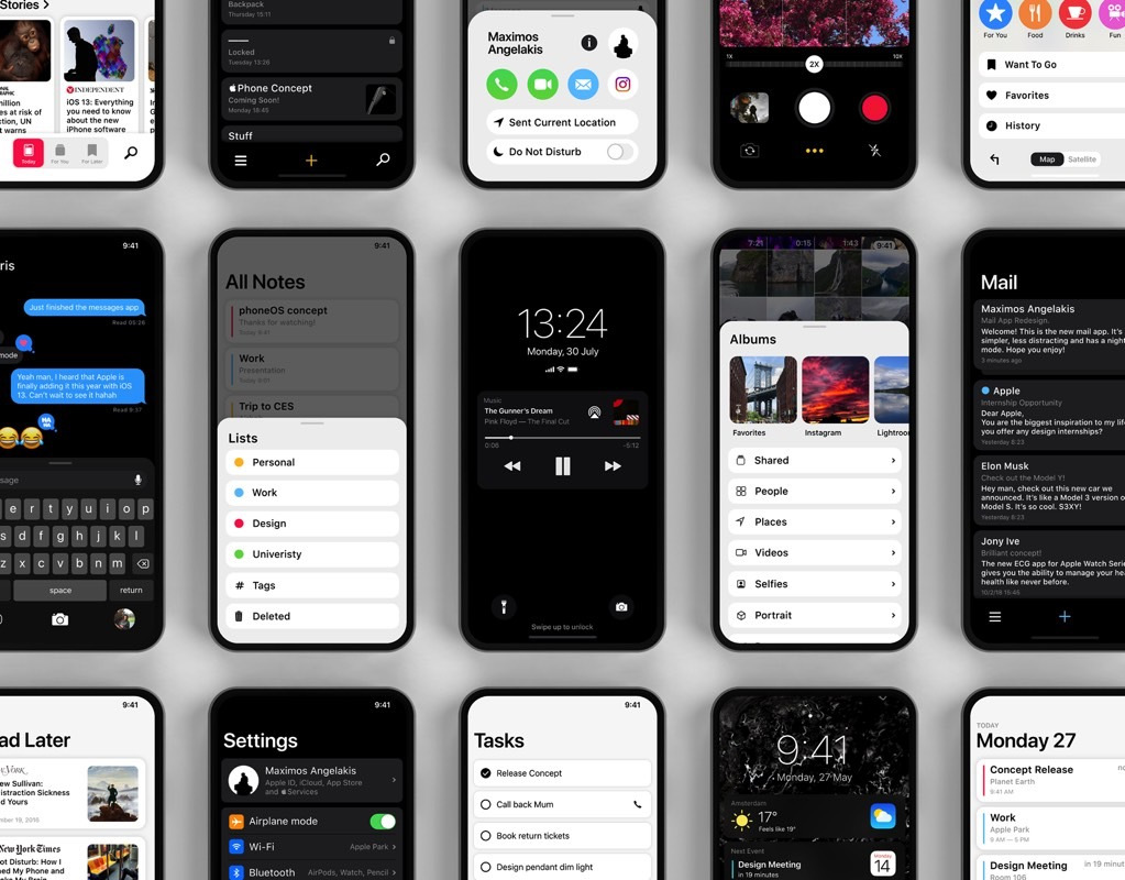 iOS 13 concepts