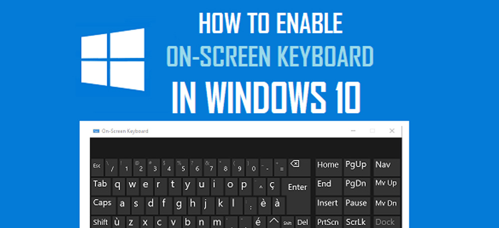 how to enable windows 10 keyboard