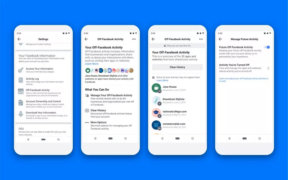 How to turn off The Off Facebook Activity Tool