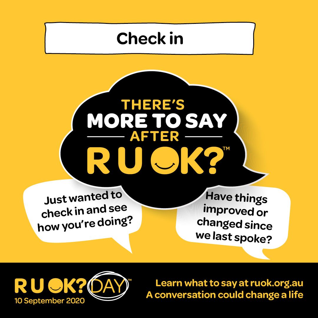 R U OK Check in