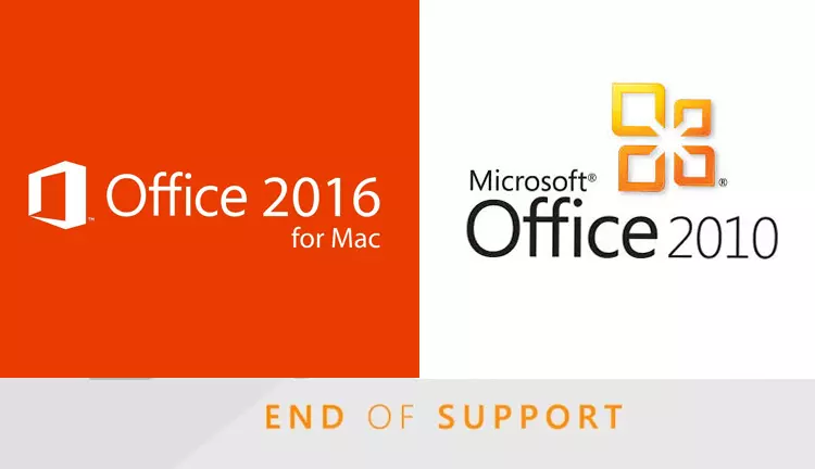 Microsoft to Cease Support for Office 2010 and 2016 for Mac