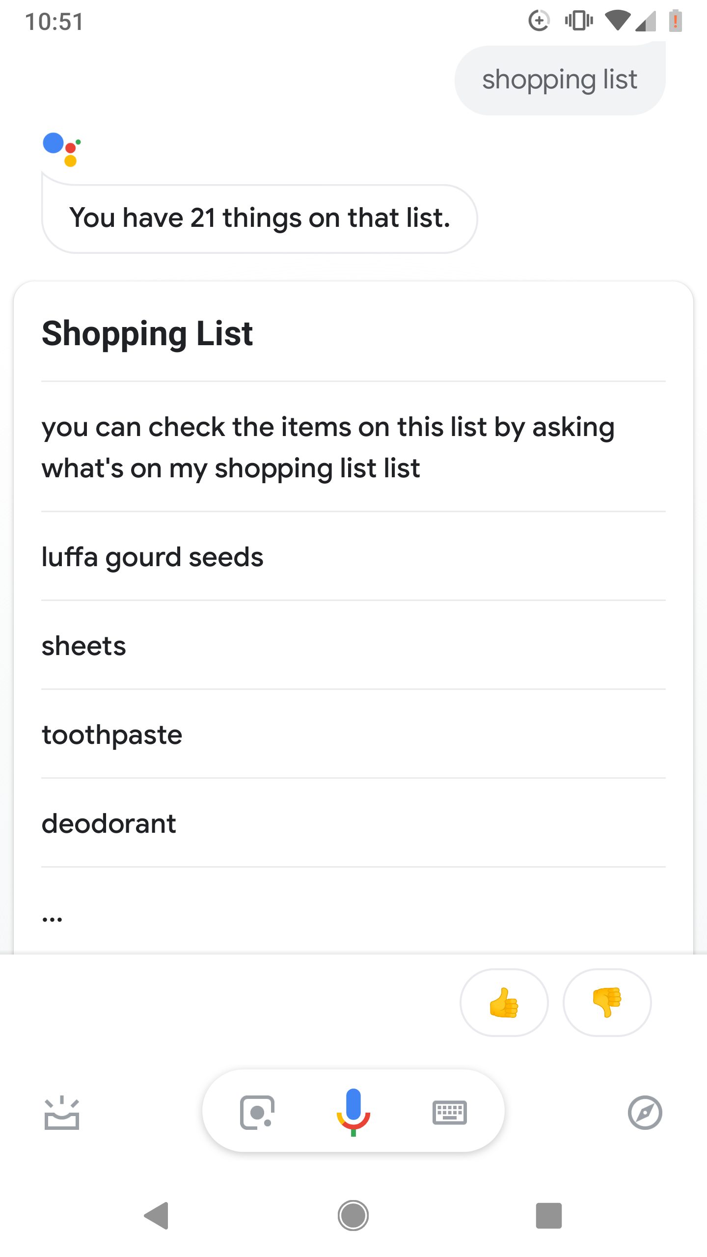 shopping list google home shopping list google home