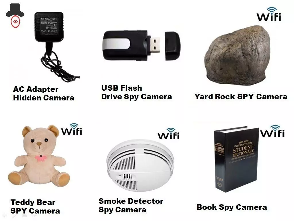 items spy camera hidden airbnb