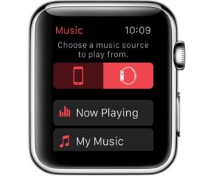 can you listen to music on apple watch series 1