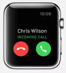 apple watch incoming calls