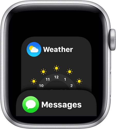 apple watch last saved apps