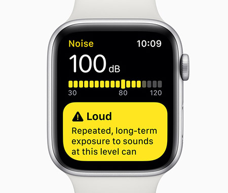 apple watch monitor loud noises