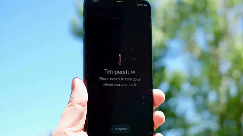 iphone overheating warning