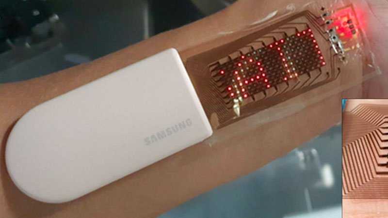 Samsung Electronic Skin Display Heartbeat