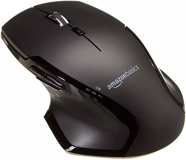 AmazonBasics Full Size Ergonomic Wireless Mouse