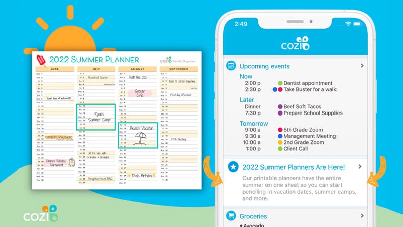 Cozi Family Organiser The free software for reducing your mental load in 2022