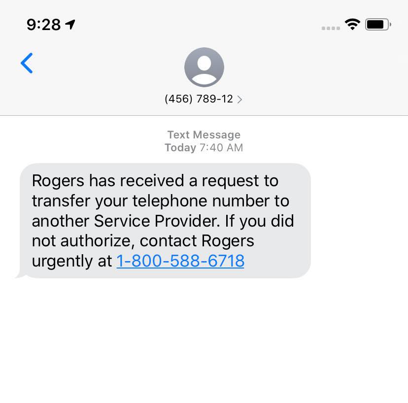 SMS warning port number SMS warning port number