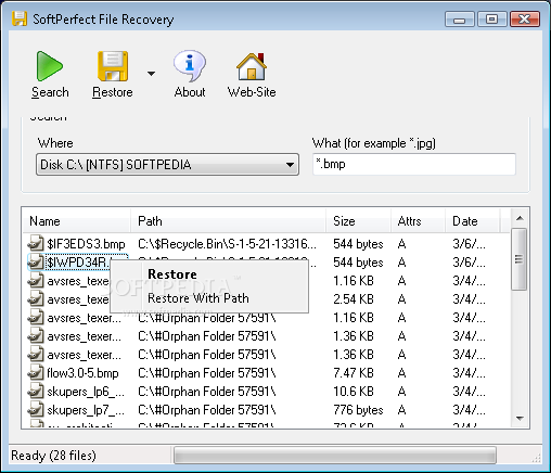 SoftPerfect Disk Recovery