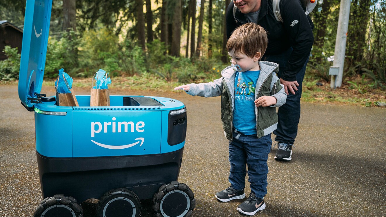 Amazon Prime Delivery Robot