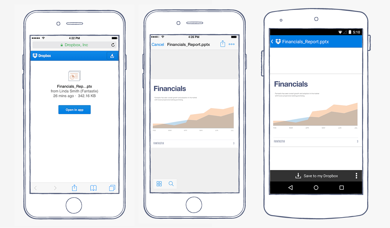 Dropbox app